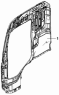 Правая боковина 5401B-C0100