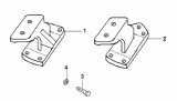 Кронштейн передней подвески двигателя/Engine Front Suspension Bracket Subassembly EM9223