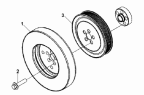 Гаситель крутильных колебаний/Torsional Vibration Damper Subassembly DA9155