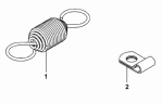 Крепление вспомогательного троса управления/Control Cable Auxiliary Fixing Wire 1108N1-09