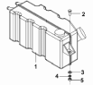 Установка расширительного бачка/Expansion Tank Fixture 1311B1-ZD10