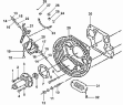 Крепление картера сцепления/Clutch Case Installation Subassembly 1601E1-ZB7F0