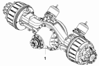 Редуктор заднего моста/Rear Axle Main Retarder & Bevel Gear Differential 2402ZB7D-010