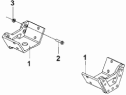 Передняя подвеска двигателя/Engine Front Suspension Subassembly - Welded and Riveted Vehicle Frame 1001G-T2200