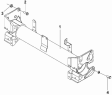 Поперечина балансирной подвески/Cross Beam Subassembly - Equilibrium Suspension 2801P-T0800