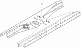 Поперечина задняя/Cross Beam Subassembly - Rear 2801Q-T0800