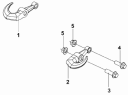 Поперечина вторая/Cross Beam Subassembly - Second Cross Beam 2831A-T0800