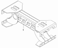 Поперечина третья/Cross Beam Subassembly - Third Cross Beam 2831B-T0800