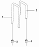 Установка передней рессоры/Front Leaf Suspension Installation Subassembly – Trailer Frame 2901C-T0400
