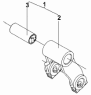 Верхний штифт и крепление амортизатора/Vibration Damper Upper Pin & Fastener 2901H1-05