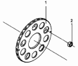 Кронштейн запасного колеса/Spare Tyre Bracket Subassembly 3105A8-ZD10
