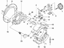 Тормоз среднего моста правый/Middle Right Brake Subassembly 3502ZAS03-015