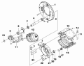 Тормоз задний левый/Rear Left Brake Subassembly 3502ZAS03A-010