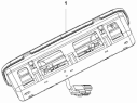 Лампа для чтения спального места/Berth Reading Lamp Subassembly 3714G-C0301