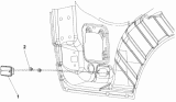 Лампа для чтения передняя/Front Reading Lamp 3714H-C0300