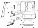 Внутренняя отделка правой боковины/Right Side Wall Window Subassembly 5403B-C0101