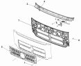 Ветровое стекло и уплотнители/Front Windscreen & Sealing Strip Subassembly 5206A-C0101