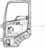 Внутренняя отделка левой двери/Front Left Door Decoration Subassembly 6102A-C0105