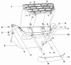 Левая подножка/Left Footrest Subassembly - Complete Vehicle 8405C-C0101