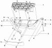 Правая подножка/Right Footrest Subassembly - Complete Vehicle 8405D-C0101