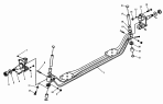 Балка передней оси и кулак поворотный