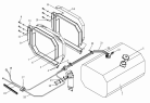 Топливный бак и топливные трубопроводы