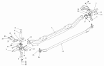 Передняя ось и поворотный поперечный рычаг (передняя ось F7N)