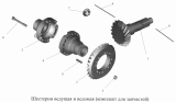 Шестерни ведущая и ведомая (комплект для запчастей)