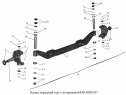 Балка передней оси с кулаками 6430-3001037