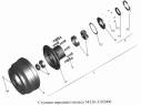 Ступица переднего колеса 54326-3103006
