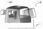 Установка стекол и зеркал на малую кабину 555102-5000012