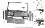 Установка облицовки и боковых щитков