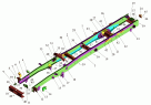 Рама автомобиля-сортиментовоза