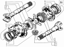 Дифференциал межколесный переднего моста