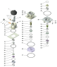 Кран тормозной двухсекционный