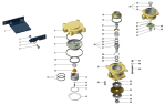 Клапана управления тормозами прицепа