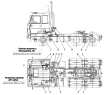 Установка элементов электрооборудования АБС (Wabco)