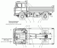 Установка элементов электрооборудования АБС (с большой кабиной) (Wabco)