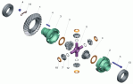 Редуктор заднего моста. Дифференциал