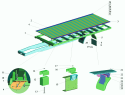 Установка основания, настила, брызговиков