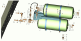 Установка ресиверов и присоединительной арматуры на МАЗ с пневмоподвеской
