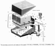 Установка аккумуляторных батарей 555102-3700008. 5551С-3700008-700