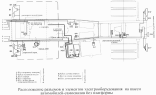 Расположение разъемов и элементов электрооборудования на шасси автомобилей-самосвалов без платформы