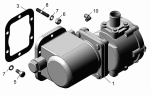 Установка коробки отбора мощности с насосом 45143-4202001