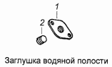 Заглушка водяной полости 740.1002080