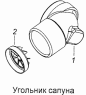Угольник сапуна 7406-1014504