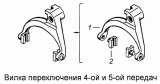 Вилка переключения 4-й и 5-й передачи 14.1702031