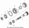 Вал первичный делителя передач 152.1770040