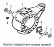 Корпус поворотного кулака 4310-2304028, 4310-2304029