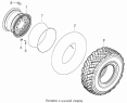 Колесо с шиной 43114-3101711, 43114-3101710